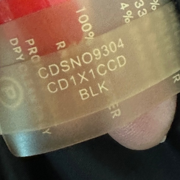 Calvin Klein Exposed Gold Side Zipper Ruched Neckline Black Cocktail Dress 14 - Picture 8 of 9